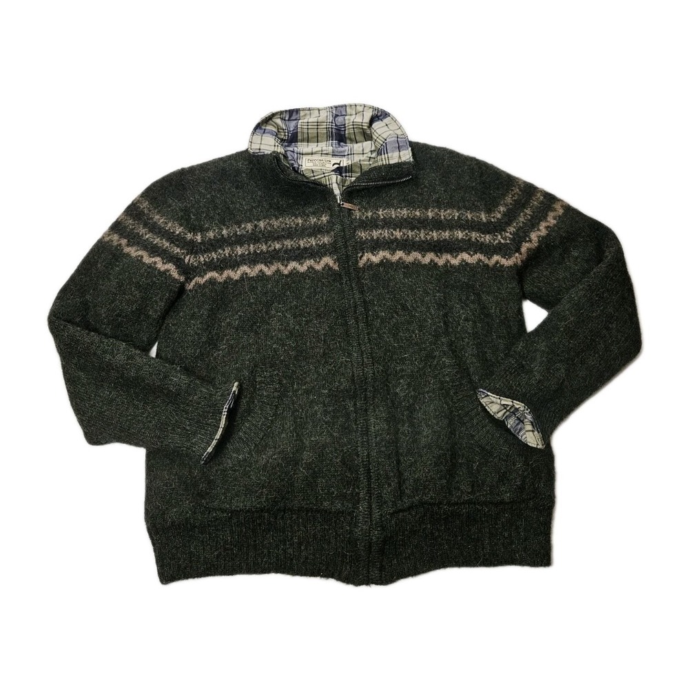 Peruvian Link Alpaca Collection Men's Size Small Lined Zip‎ Up Collared